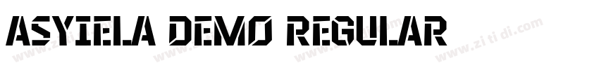 Asyiela Demo Regular字体转换 Asyiela Demo Regular字体转换